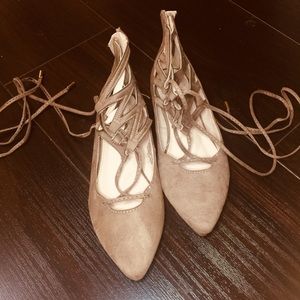 Lace Up Flats